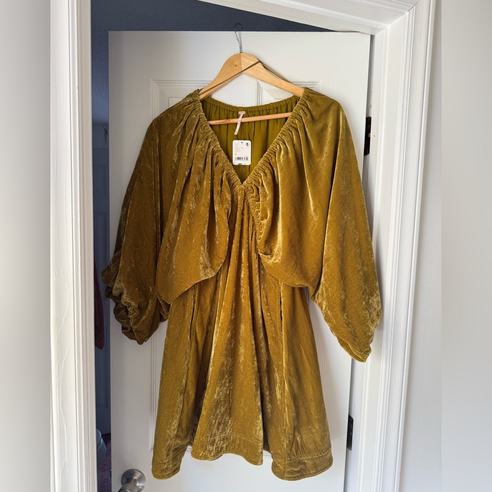 Free People Velvet Mini Dress